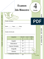 4to Grado - Examen Bloque 2 (2017-2018)