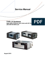 TVR LX 4TVA Alta Presión DC Fan - Manual de Características Técnicas (Inglés)