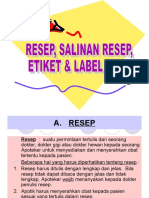 Resep & Salinan Resep