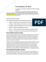 Procesamiento de Datos