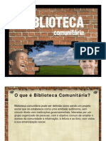 Biblioteca Comunitária - Apresentação