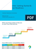 Cisco DNA-C Getting Started Implementation Readiness