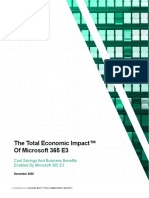 Forrester Dec 2020 Total Economic Impact of MS 365E3 FINAL