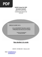 Download Calendrier musulman_prires et invocations by Saf Fall SN57198581 doc pdf