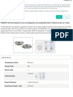 Part # F-M3-1, PEMSERT® Self-Clinching Flush Fasteners - Type F - Metric