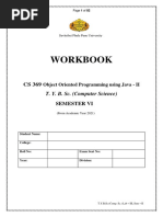 CS 369-Java II Labbook