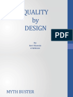 QbD: Understanding Quality by Design