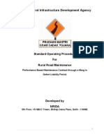 National Rural Infrastructure Development Agency: Standard Operating Procedure For Rural Road Maintenance