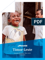 TimorLeste Strategy 20162021