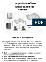 A Comparison of Two Network-Based File Servers