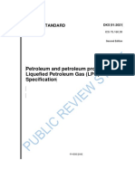 Petroleum and Petroleum Products - Liquefied Petroleum Gas (LPG) - Specification