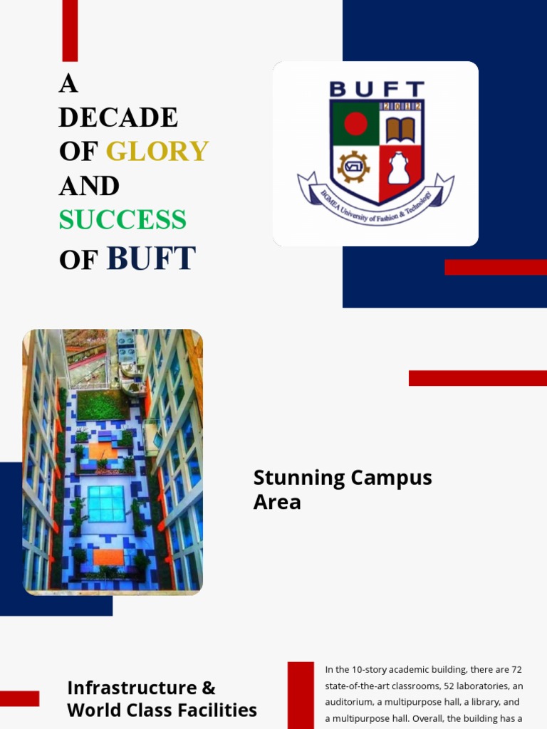 BUFT - A Decade of Glory and Success | PDF