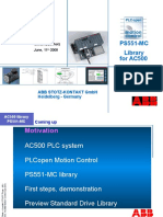 AC500 Motion Control Library PS551 MC E