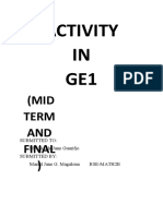 Ge 1. Midterm and Final