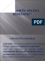 Anul 1848 în  spaţiul românesc. cls. VIII