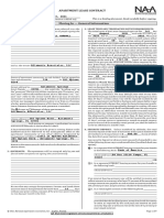 Apartment Lease Contract: This Is A Binding Document. Read Carefully Before Signing