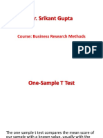 Course: Business Research Methods