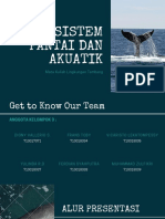 Ekosistem Pantai Dan Akuatik