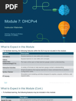 Module 7: Dhcpv4: Instructor Materials