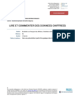 B1 Lire Et Commenter Des Données Chiffrées Enseignant