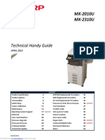 Sharp MX2310U Technical Handy Manual