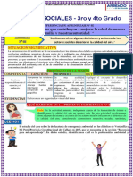 Experiencia de Aprendizaje 2 - Ciencias Sociales - Actividad 02 - 3ero y 4to-2022