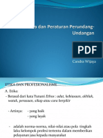 Etika Dan Peraturan Perundang-Undangan Ngajar