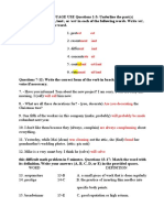 Worksheet Language Use Questions 1