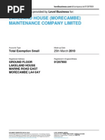 LAKELAND HOUSE (MORECAMBE) MAINTENANCE COMPANY LIMITED - Company Accounts From Level Business