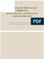 Educação ambiental: cartilha para professores