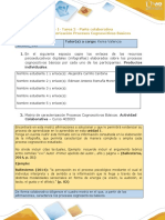 Anexo 1 - Tarea 2 - Matriz Procesos Cognoscitivos Básicos - para Diligenciar