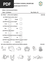 KG3 General Science | PDF | Organisms | Nature