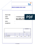 Procedur Cleaning Level Glass