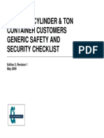 Chlorine Cylinder and Ton Container Checklist Final