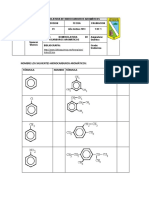 Taller Nomeclatura de Hidrocarburos Aromáticos