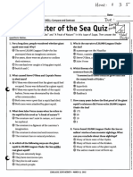 Monster of The Sea Quiz: Scope