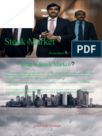 Stock Market: Presented by Zaid Shahsaheb