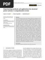 Deep Learning Methods and Applications For Electrical Power Systems A Comprehensive Review