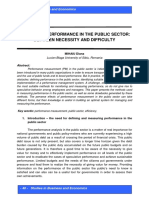 Measuring Perfomance Public Sector