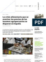 La Crisis Alimentaria Que Se Avecina - Los Precios de Los Insumos Agropecuarios Se Disparan en España - RT