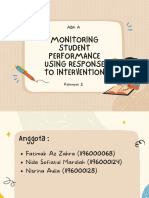 Monitoring Student Performance Using Response To Intervention