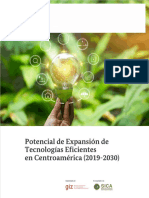 Potencial de Expansion de Tecnologias Eficientes en Centroamerica (2019-2030)
