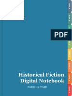 Historical Fiction Digital Notebook
