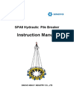 SPA8 Hydraulic Pile Breaker Instruction Manual Guide