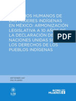 DERECHOS HUMANOS DE LAS MUJERES INDÍGENAS EN MÉXICO: ARMONIZACIÓN LEGISLATIVA A 10 AÑOS DE LA DECLARACIÓN DE LAS NACIONES UNIDAS SOBRE LOS DERECHOS DE LOS PUEBLOS INDÍGENAS