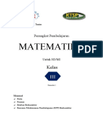 Menuju Pembelajaran Tuntas Perangkat Matematika Kelas III Semester 1