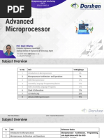 Unit-8: Advanced Microprocessor: (MPI) GTU # 3160712