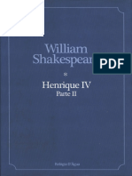 William Shakespeare - Henrique IV - Parte II (Ed. Relógio D - Água, Portugal)