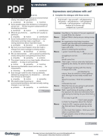 C1 UNIT 8 Vocabulary Revision