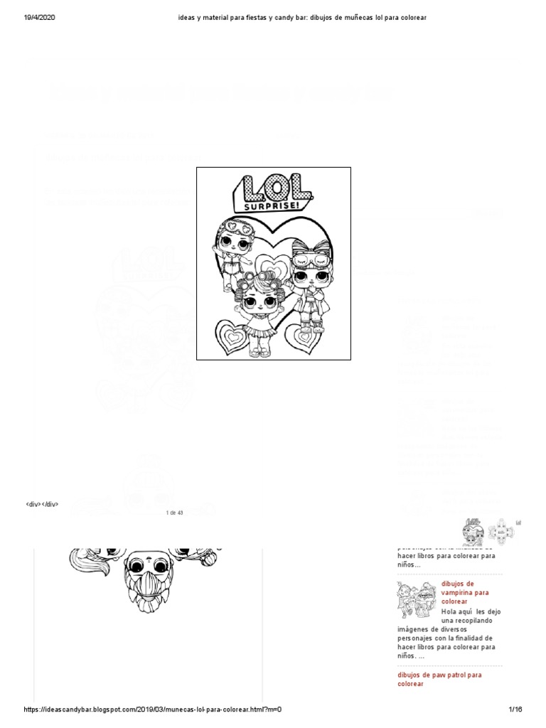 ideas-y-material-para-fiestas-y-candy-bar-dibujos-de-mu-ecas-lol-para-colorear-pdf